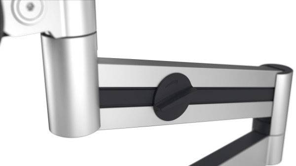 Durable 508323 Supporto da tavolo per monitor 1 Display: (s) 53,3 cm (21") - 96,5 cm (38") Argento Ruotabile, Girevole, -2