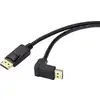 Renkforce DisplayPort Cavo Spina DisplayPort, Spina DisplayPort 1.00 m Nero SP-9163728 contatti connettore dorati Cavo Displayport