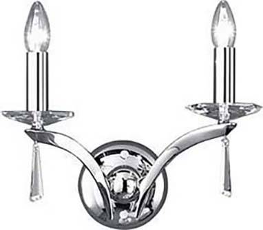 Brumberg 800562 800562 Lampada da parete E14 40 W Lampada ad incandescenza Cromo
