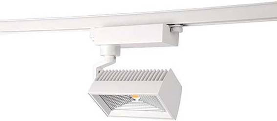 Brumberg 88387175 Lampada per sistema su binario trifase assente 43 W LED (monocolore) Bianco