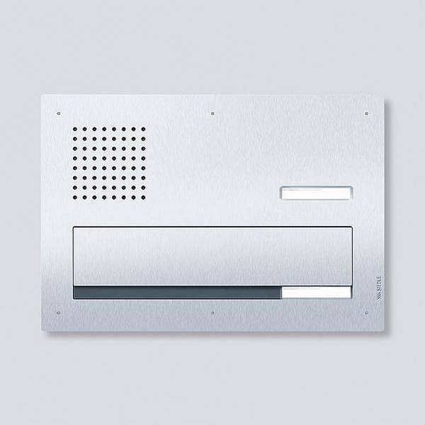 Siedle 210007720-00 F CL BD3A 01 B-0 Cassetta postale passante Acciaio inossidabile Argento