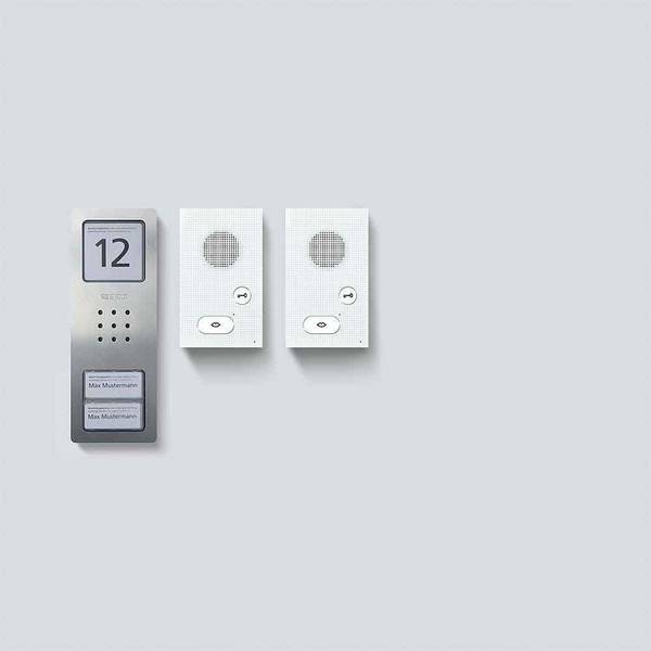 Siedle  SET CAB 850-2 E/W    Citofono  Cablato  Campo informativo    Argento, Bianco