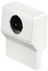 6132229 Accessorio sistema su battiscopa SL GTleer2050 rw Supporto dispositivo Bianco puro 1 pz.