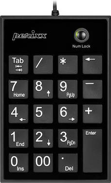 Perixx PERIPAD-202 U B Cablato Tastierino numerico  Nero