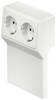 6132250 Accessorio sistema su battiscopa SL 2GT20110 rws Presa a muro schuko Bianco puro 1 pz.