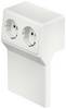 6132171 Accessorio sistema su battiscopa RD 2GT40105 rws Presa a muro schuko Bianco puro 1 pz.
