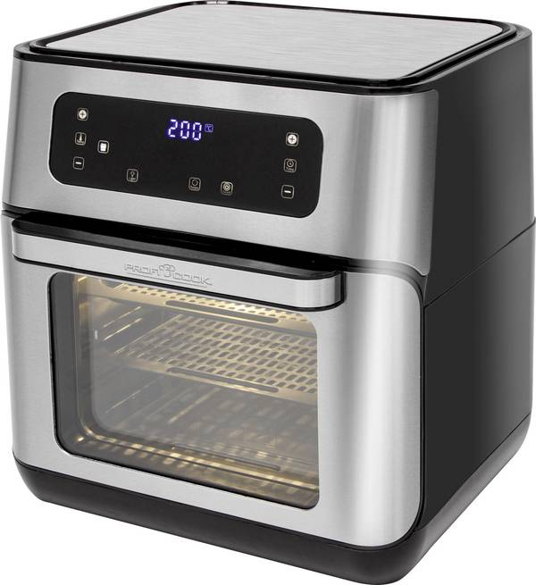 Profi Cook PC-FR 1200 H Friggitrice ad aria calda 11 l 1500 W  Nero/acciaio inox