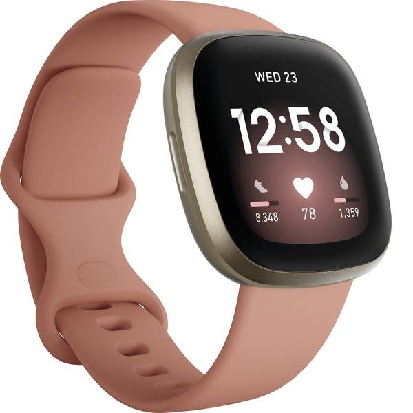 Dispositivi indossabili - FitBit Versa 3 Smartwatch Uni Rosa - Dispositivi indossabili - FitBit Versa 3 Smartwatch Uni Rosa -