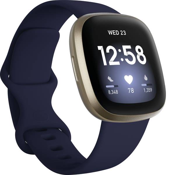 Dispositivi indossabili - FitBit Versa 3 Smartwatch Uni Nero - Dispositivi indossabili - FitBit Versa 3 Smartwatch Uni Nero -