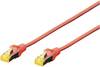 Cavo patch Digito RJ-45 (M) a RJ-45 (M) 30M Copper S/FTP Cat 6A Red (DK-1644-A-3