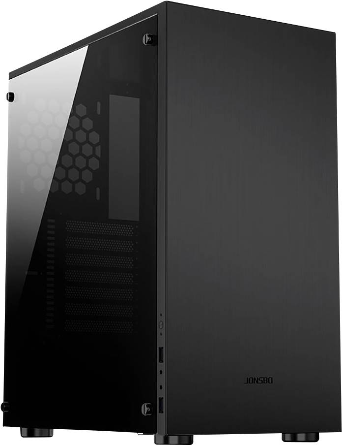 Jonsbo C5 BLACK Midi-Tower PC Case, PC Case da gioco Nero