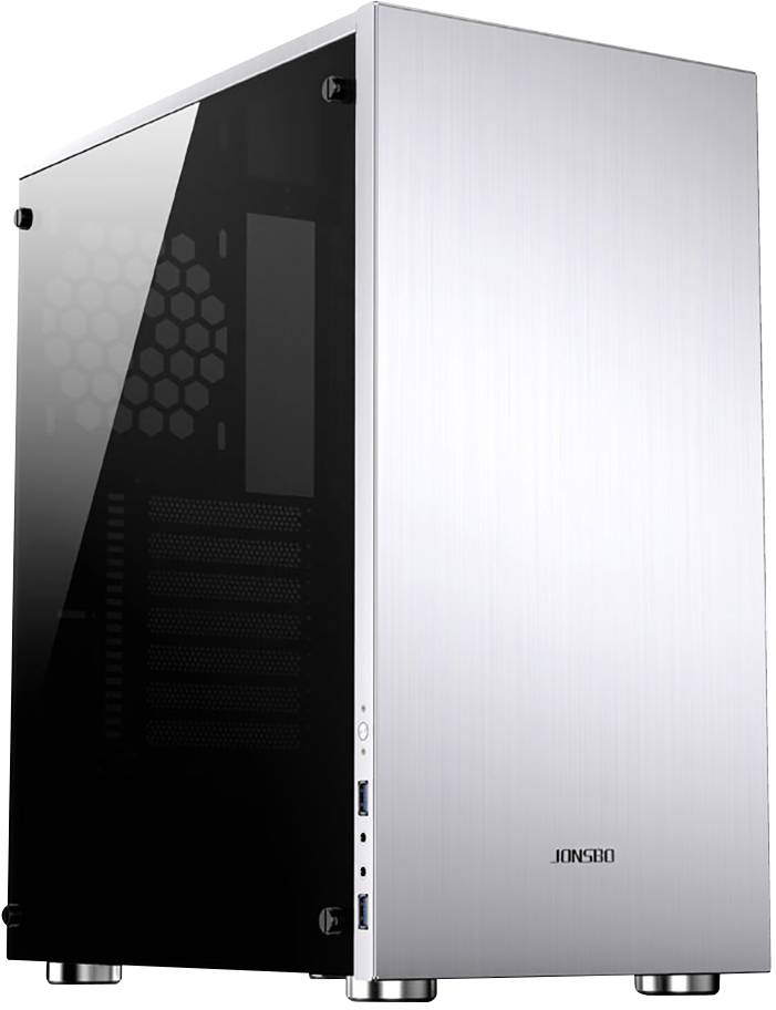 Jonsbo C5 SIVLER Midi-Tower PC Case, PC Case da gioco Argento