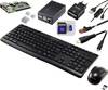 TRU COMPONENTS Pro Set Raspberry Pi® 3 B 1 GB 4 x 1.2 GHz incl. cavo di alimentazione, incl. custodia, incl. dissipatore, incl. cavo HDMI, incl. tastiera, incl. mouse