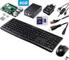 TRU COMPONENTS Pro Set Raspberry Pi® 4 B 8 GB 4 x 1.5 GHz incl. cavo di alimentazione, incl. custodia, incl. dissipatore, incl. cavo HDMI, incl. tastiera, incl. mouse