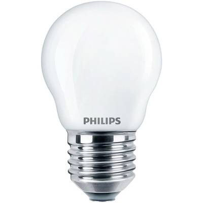 Una lampadina bianca con la scritta 'PHILIPS' sulla parte anteriore.