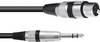 Omnitronic 30225195 XLR Cavo adattatore [1x Spina XLR 3 poli - 1x Spina jack da 6.3 mm (stereo)] 0.90 m Nero
