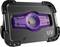 Lampada UV portatile con custodia robusta nera e accenti viola per applicazioni professionali.