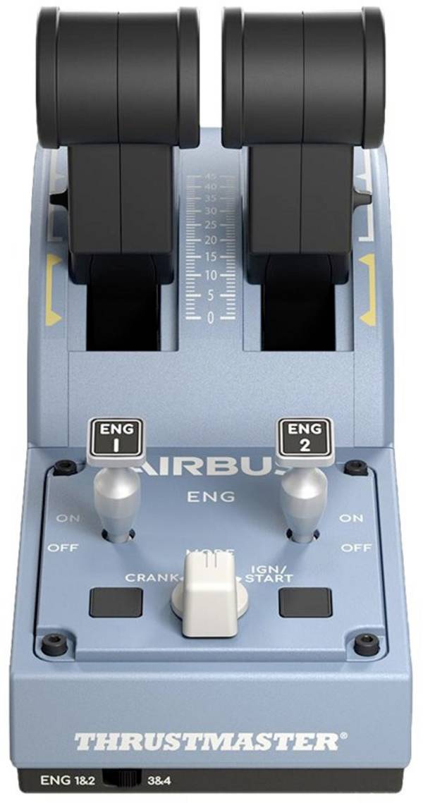 Thrustmaster Thrustmaster Civil Aviation (TCA) Quadrant Airbus edition Controllore per simulatore di volo USB PC Multicolore