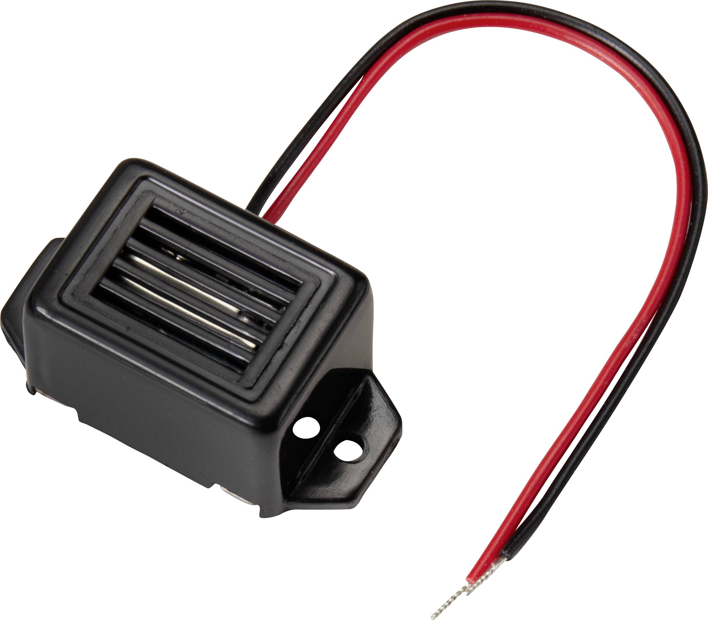 Buzzer Miniatura TRU COMPONENTS - 12V, 75 DB, Con Anello Rosso - Foto 4