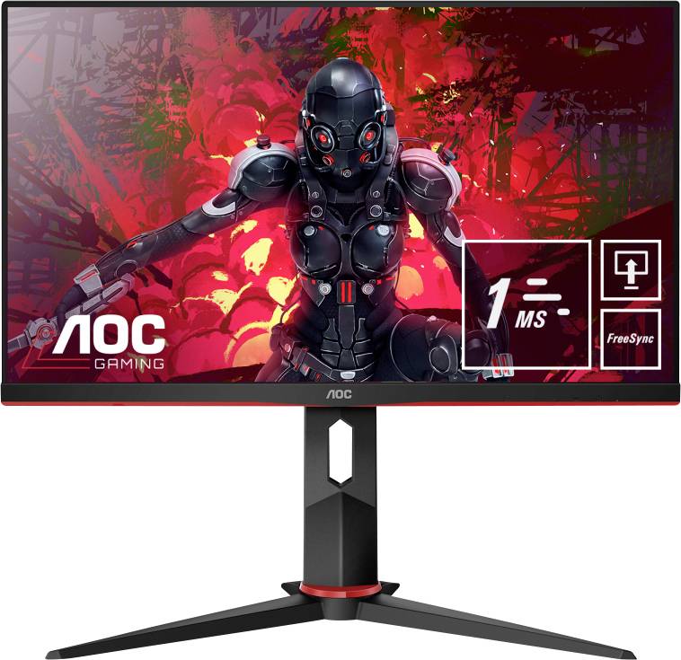 AOC 24G2U5/BK Monitor ERP E (A - G) 60.5 cm (23.8 pollici) 1920 x 1080 Pixel 16:9 1 ms Presa cuffie, Audio-Line-in IPS LED