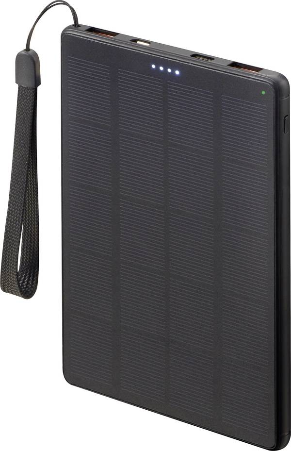 VOLTCRAFT SL-100VC Power bank solare 10000 mAh Consegna di potenza LiPo  Nero