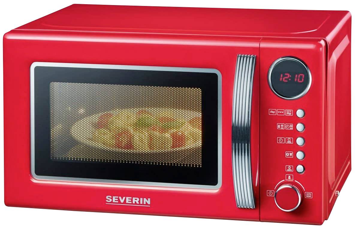 Acquista Severin MW 7893 Retro Forno a microonde Rosso 700 W Funzione  timer, Funzione grill, con funzione cottura , Multifunzione