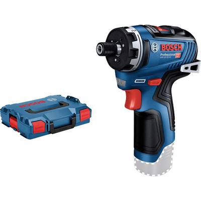Avvitatore Bosch Professional accanto alla sua valigetta di trasporto corrispondente.