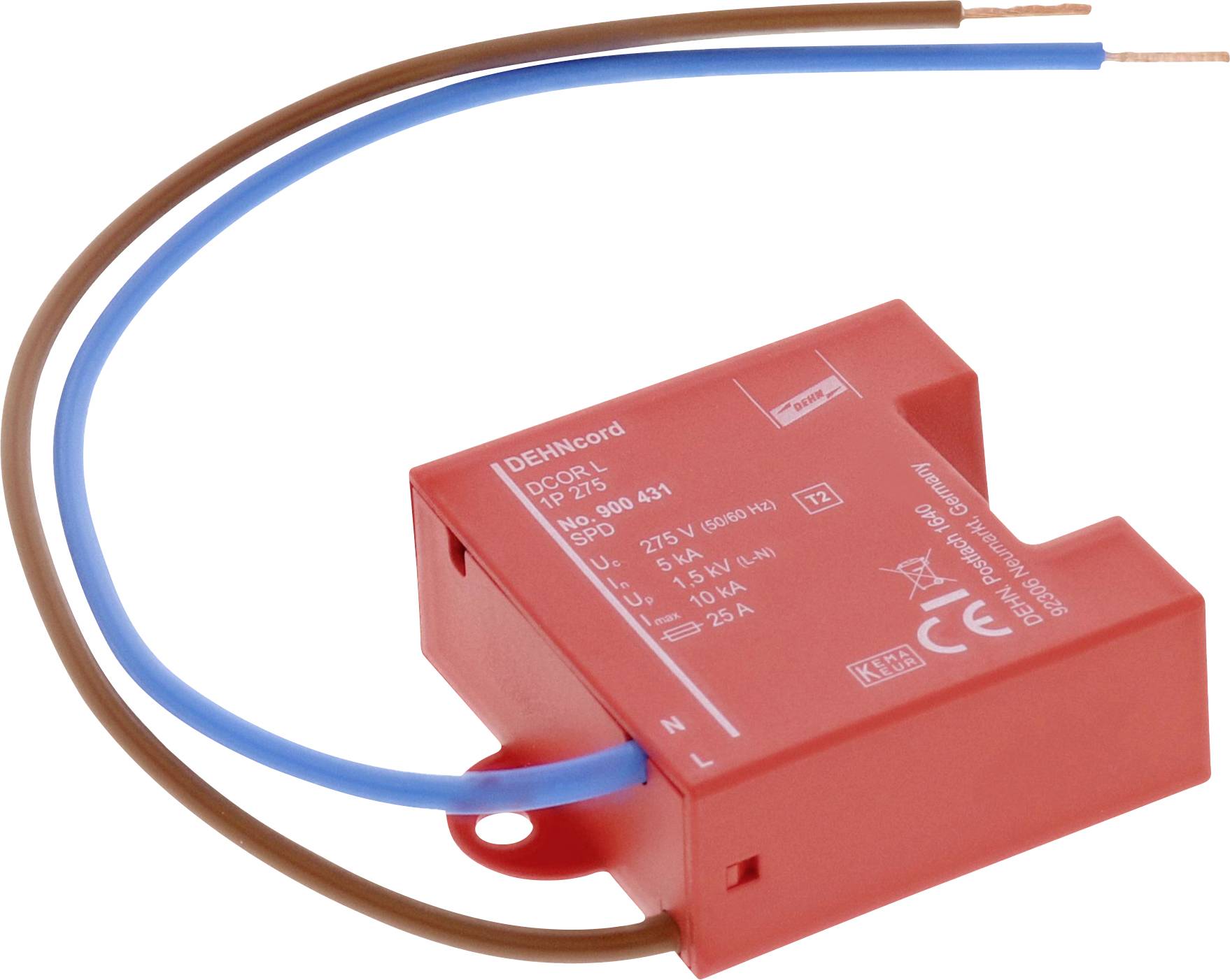 DEHN 900431 DCOR L 1P 275 Scaricatore di sovratensioni 5 kA 1 pz.