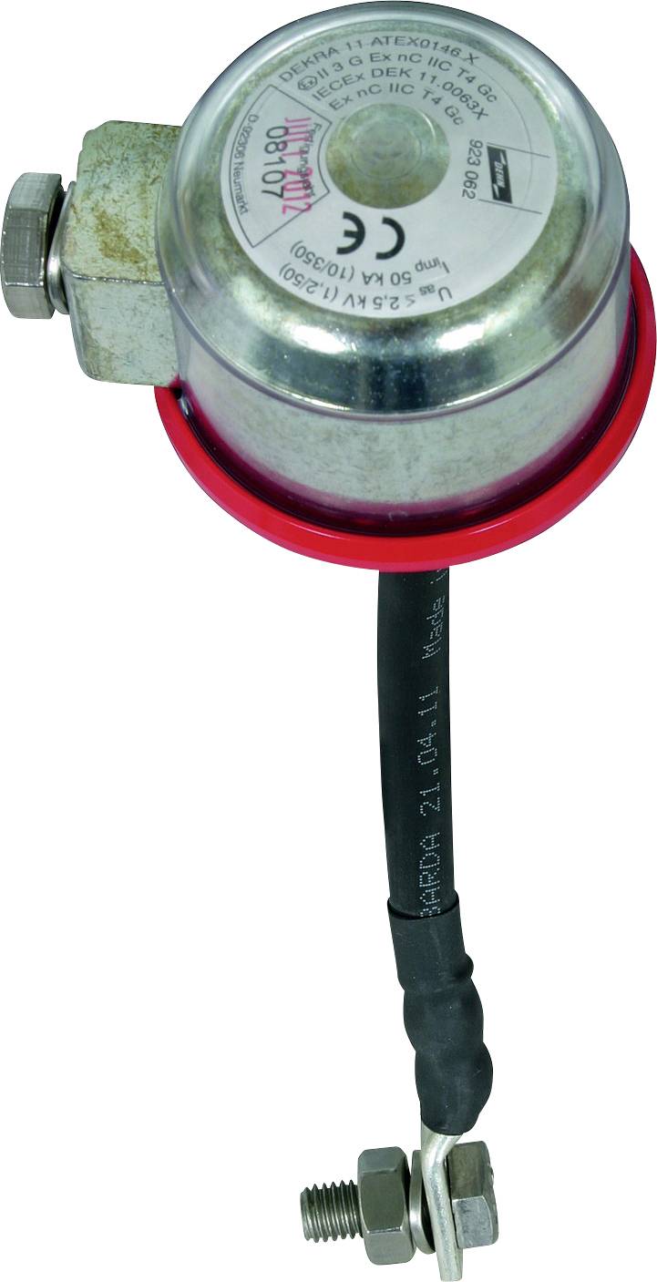 Un sensore magnetico metallico con cavo e connessione a vite, idoneo per ambienti a rischio di esplosione in conformità alle direttive ATEX.