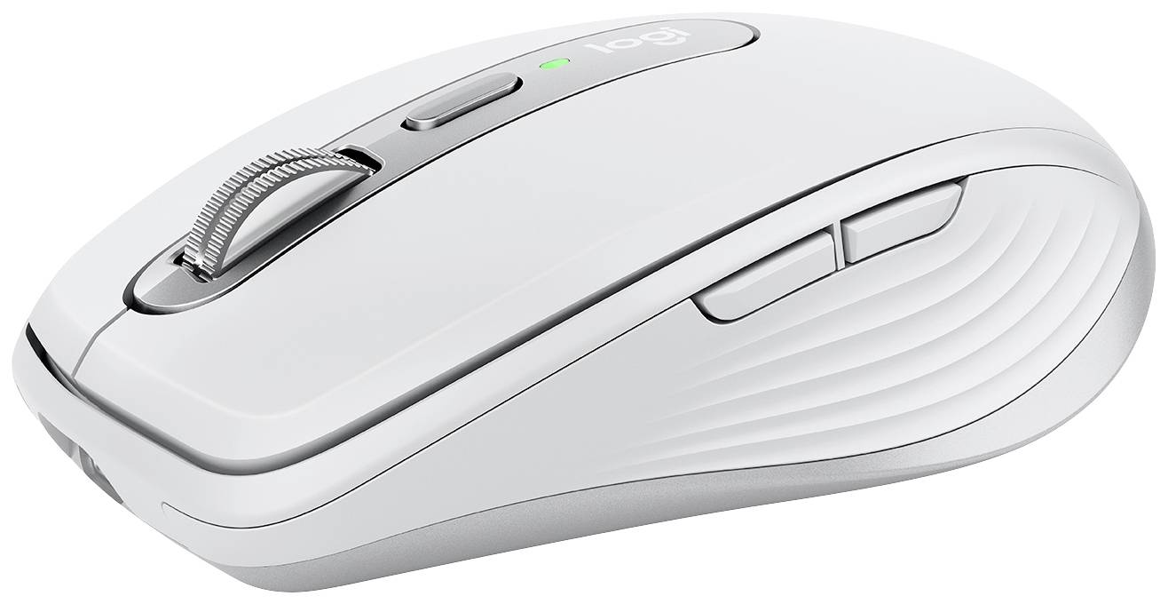 Logitech MX Anywhere 3 Mac Mouse Bluetooth® Laser Grigio chiaro 6 Tasti 1000 dpi Ricaricabile
