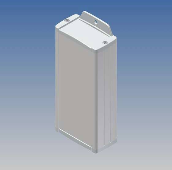 TEKO TEKAL 13-E.30 Contenitore universale 125 x 59.9 x 30.9 Alluminio, ABS Bianco, Grigio luminescente 1 pz.