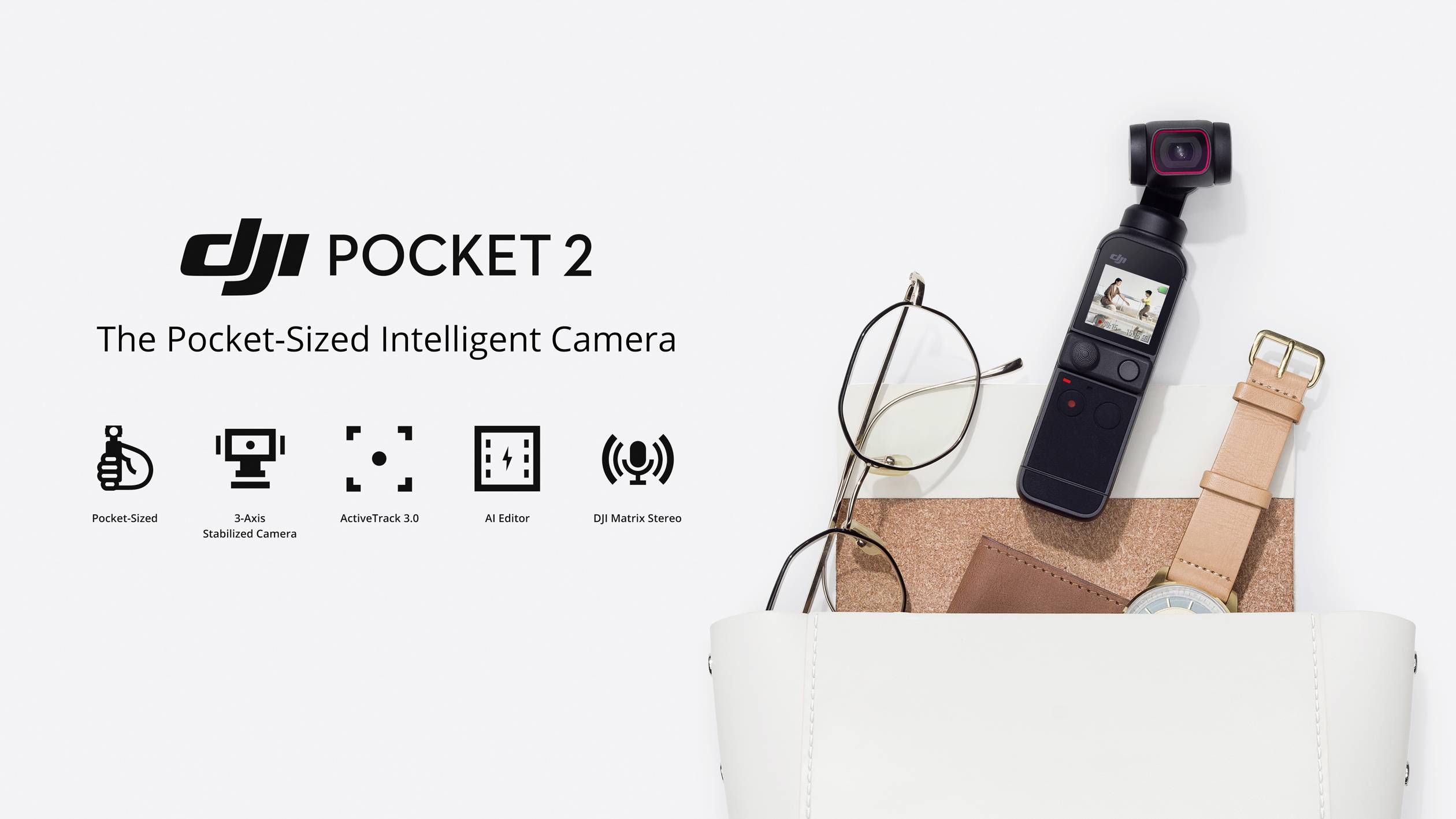 DJI - CP.OS.00000123.01 - Drahtloser Mikrofon-Sender + Windschutz per DJI Pocket 2 (Osmo Pocket 2)-2