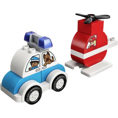 10957 LEGO® DUPLO® Il mio primo elicottero antincendio e la mia prima auto di polizia