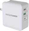 RealPower DeskCharge-65 Caricatore USB 65 W USB Consegna di potenza Bianco Presa di corrente Caricatore rapido, con adattatore USA, USB Power Delivery (USB-PD), con adattatore UK, con adattatore Europeo