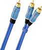 Oehlbach D1C22712 RCA Audio Cavo a Y [2x Spina RCA - 1x Spina RCA] 15.00 m Blu