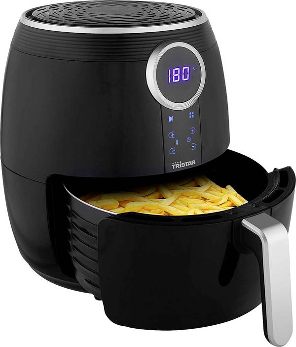 Tristar FR-6956 Friggitrice ad aria calda 4.5 l  Custodia Cool-Touch, Protezione da surriscaldamento, Funzione timer Nero