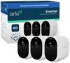 Arlo Essential Spotlight x 3 Telecamera di sicurezza IP Interno e esterno Scatola Soffitto/muro (Arlo Essential - Networ