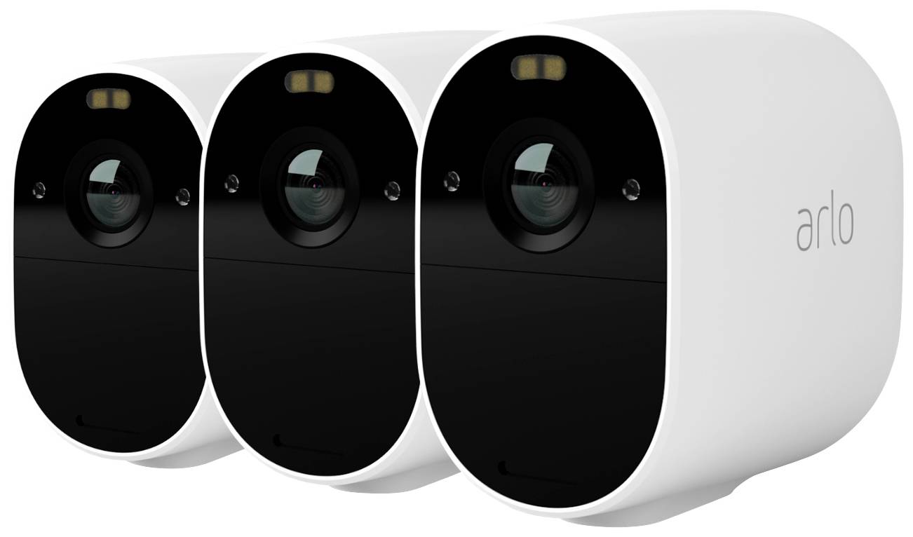 Arlo Essential Spotlight x 3 Telecamera di sicurezza IP Interno e esterno Scatola Soffitto/muro (Arlo Essential - Networ-1