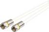 Kathrein Antenna, SAT Cavo [1x Spina a F - 1x Spina a F] 0.60 m 105 dB Schermato Multicolore