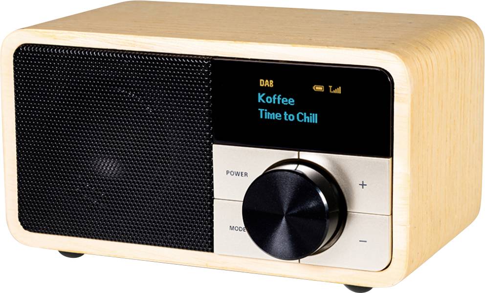 Kathrein - Mini Radio da Tavolo con Display OLED e DAB+ / FM DAB+
