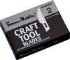 1242 SM Lama per bisturi 52 mm Carbonio Carbone 50 pz.
