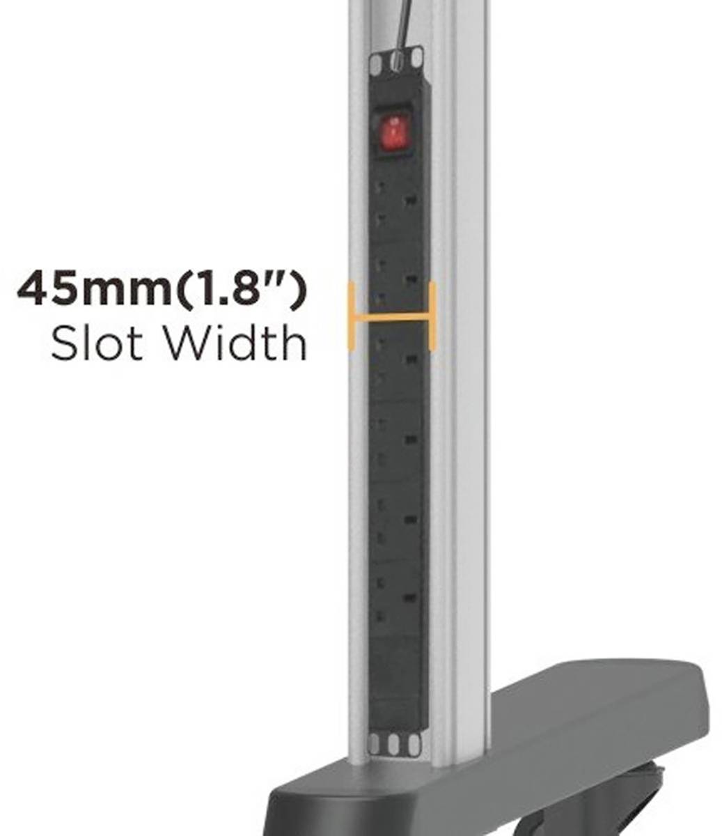 Trolley da Pavimento Mobile per TV LCD/LED/Plasma 70-120''-9