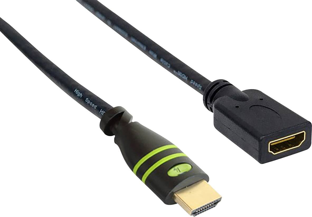 TECHly HDMI Cavo Spina USB-C® 7.50 m Nero ICOC-HDMI-4-EXT075 Canale di ritorno Cavo HDMI-2
