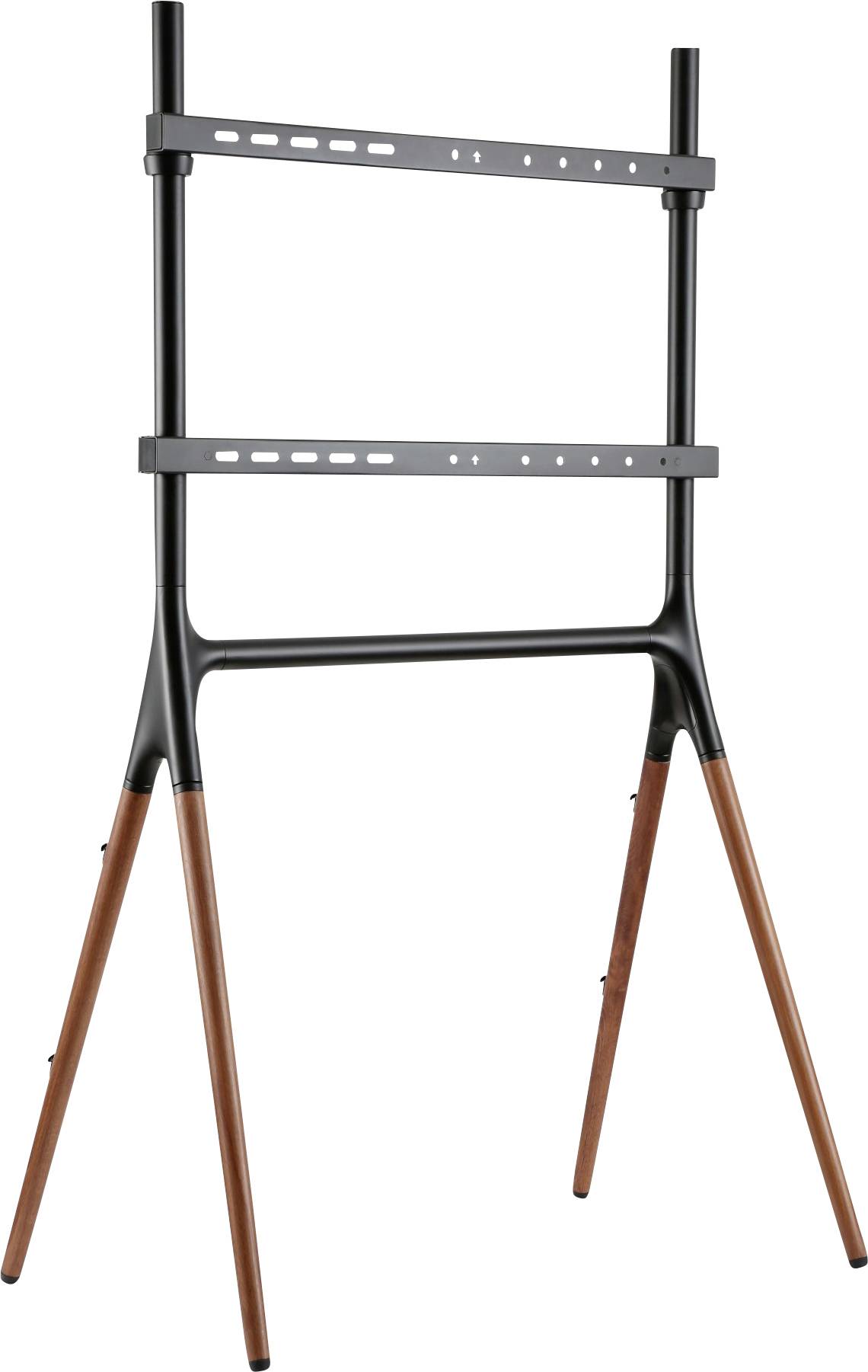 TECHLY Supporto a Pavimento per TV LCD/LED/Plasma 49-70'' stile cavalletto Noce scuro-2