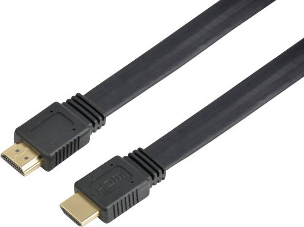 TECHly HDMI Cavo Spina USB-C® 5.00 m Nero ICOC-HDMI2-FE-050TY Cavo HDMI