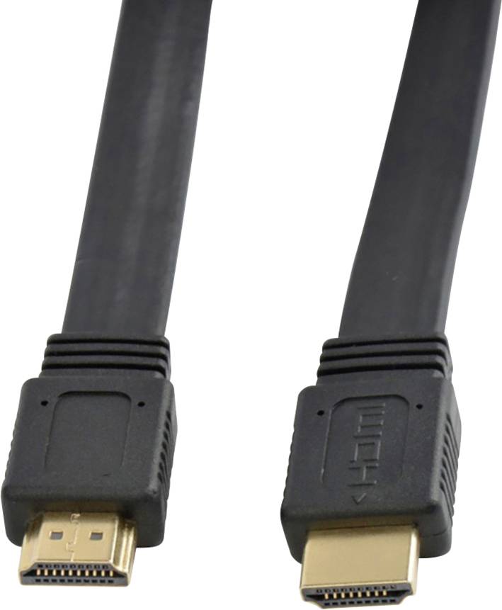 TECHly HDMI Cavo Spina USB-C® 5.00 m Nero ICOC-HDMI2-FE-050TY Cavo HDMI-1