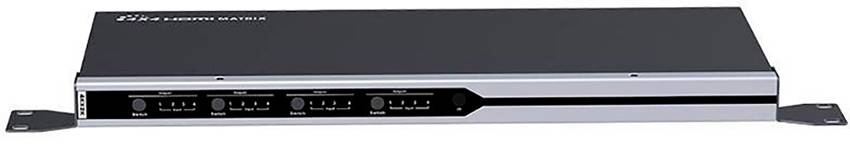 TECHLY HDMI Matrix 4x4 Switch 4K con controllo IR/RS232