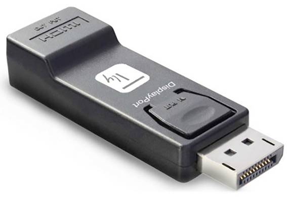 TECHly IADAP-DSP-2124K DisplayPort / HDMI Adattatore [1x Spina DisplayPort - 1x Presa HDMI] Nero-0