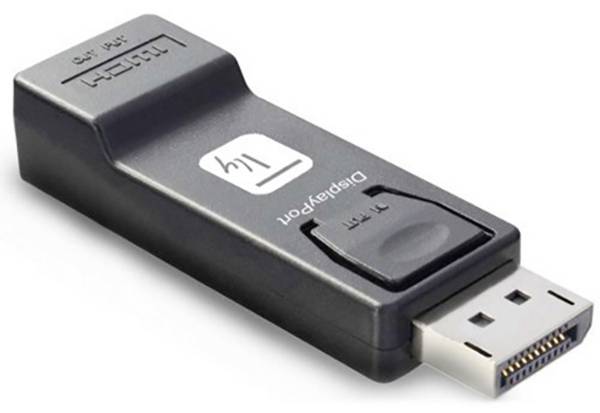 TECHly IADAP-DSP-2124K DisplayPort / HDMI Adattatore [1x Spina DisplayPort - 1x Presa HDMI] Nero