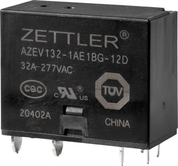 Zettler Electronics AZEV132-1AE1BG-12D Power relè 12 V/DC 32 A 1 NA 1 pz.